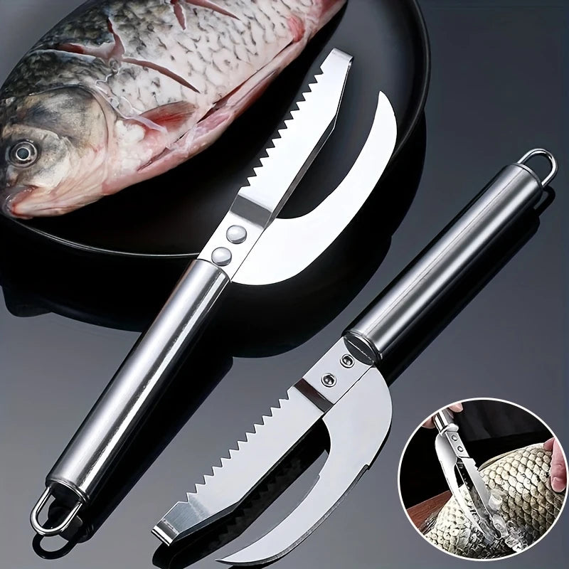 3 In 1 Fish Scale Knife